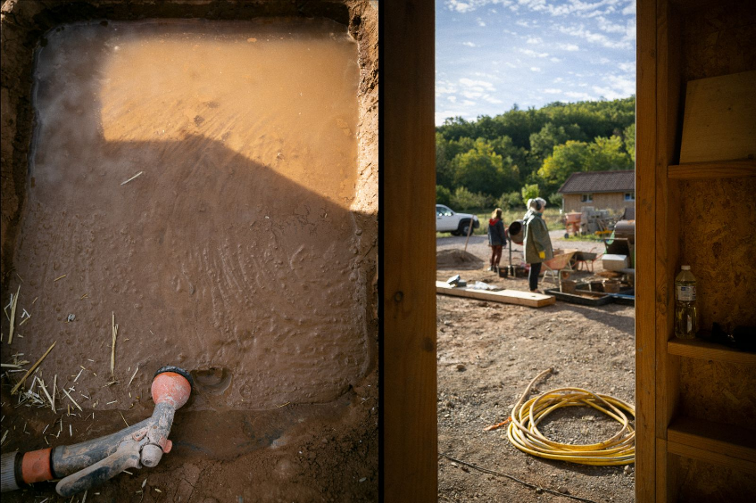 La barbotine sur paille porteuse : 360m2